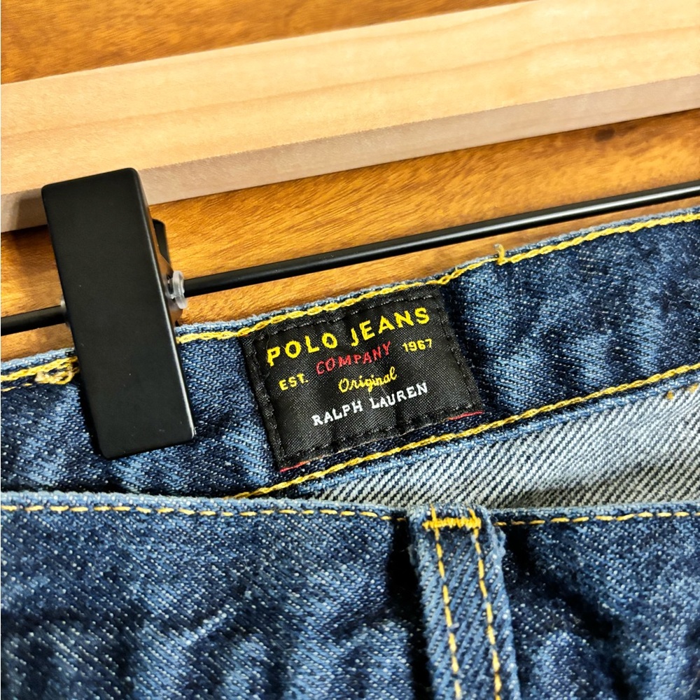 Vintage RL Polo Dark Wash Jeans 36x32 - Picture 6 of 7